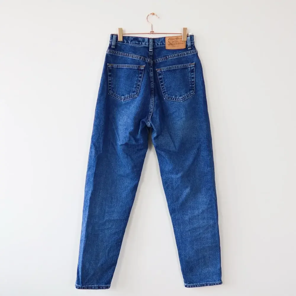 Eddie Bauer Straight Leg High Waisted Jeans Size 4 - Picture 2 of 9